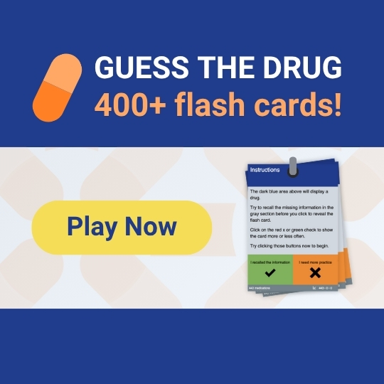 Guess the Drug: 400+ flash cards!