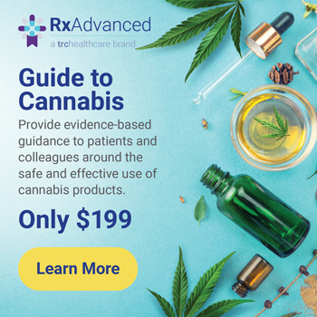 RxAdvanced. Guide to Cannabis. Provide evidence-based guidance to patients and colleagues around the safe and effective use of cannabis products. Only $199. Learn More.